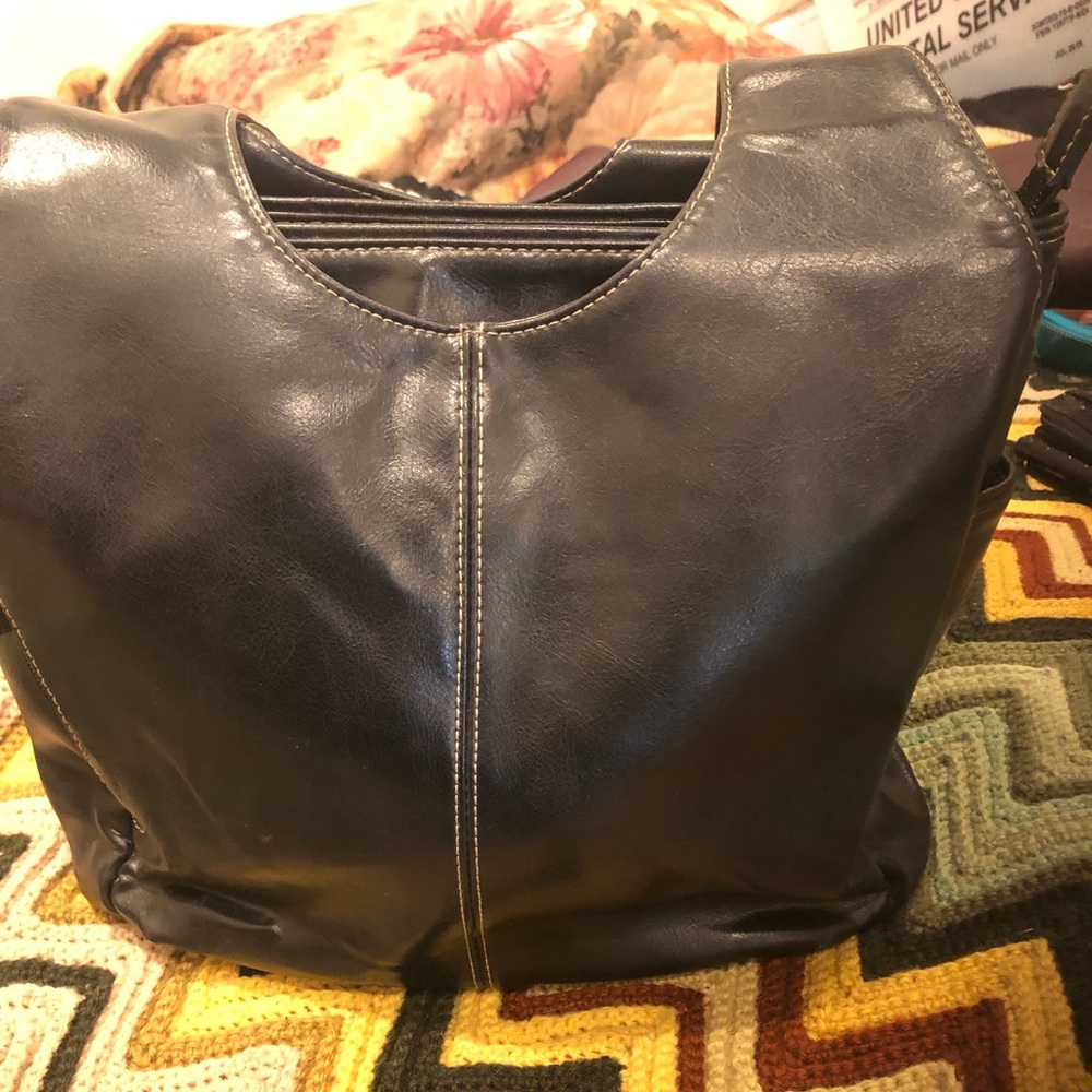 Van Kathy Zeeland women Knockout  Lather Tote